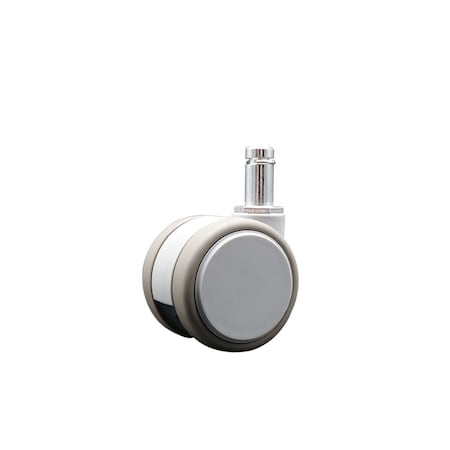 Service Caster 2 Inch MRI Safe Caster, 7/16 Inch Grip Ring Stem SCC-GR02S50-TPR-GRY-71678-MRI
